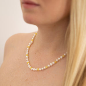 Pearly Milk - Adult Necklace