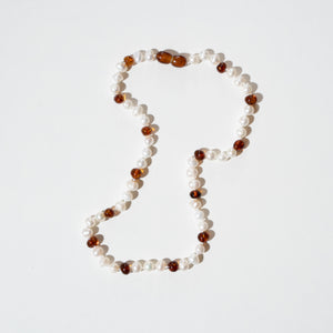 Pearly Caramel - Necklace (kids)